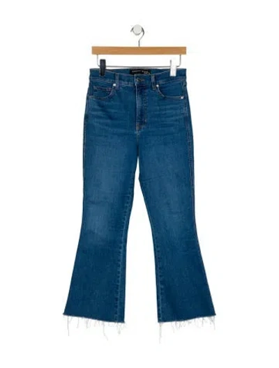 Pre-owned Veronica Beard High-rise Wide Leg Jeans In Blue