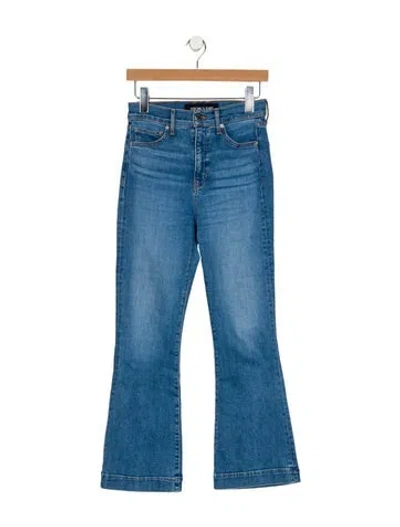 Pre-owned Veronica Beard High-rise Wide Leg Jeans In Blue