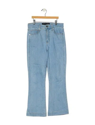Pre-owned Veronica Beard High-rise Wide Leg Jeans In Blue