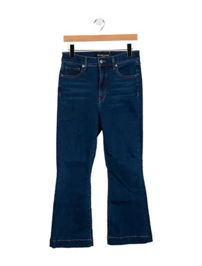 Pre-owned Veronica Beard High-rise Wide Leg Jeans In Blue