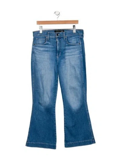 Pre-owned Veronica Beard High-rise Wide Leg Jeans In Blue