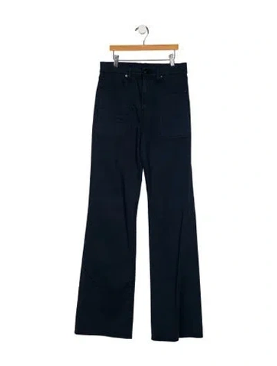 Pre-owned Veronica Beard High-rise Wide Leg Jeans In Blue