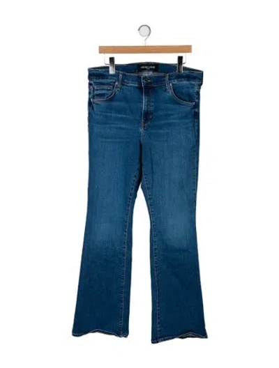 Pre-owned Veronica Beard High-rise Wide Leg Jeans In Blue