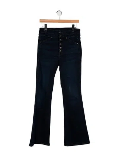 Pre-owned Veronica Beard High-rise Wide Leg Jeans In Blue