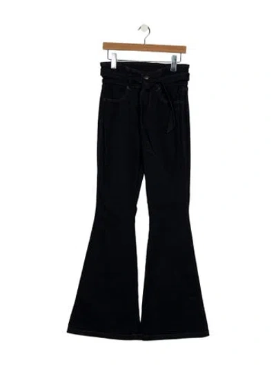 Pre-owned Veronica Beard High-rise Wide Leg Jeans In Blue