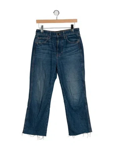 Pre-owned Veronica Beard High-rise Wide Leg Jeans In Blue