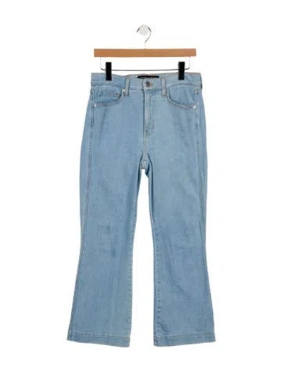 Pre-owned Veronica Beard High-rise Wide Leg Jeans In Blue