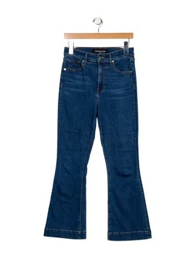 Pre-owned Veronica Beard High-rise Wide Leg Jeans In Blue