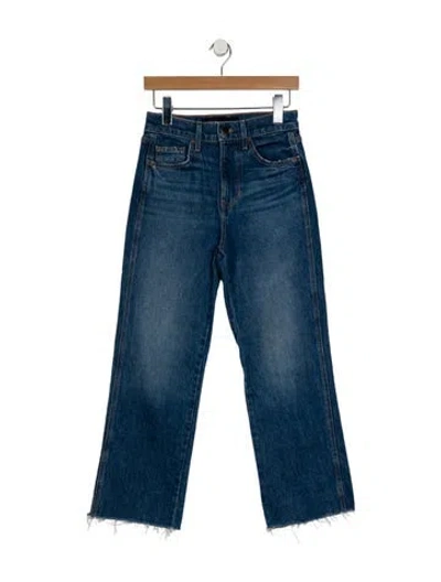 Pre-owned Veronica Beard High-rise Wide Leg Jeans In Blue