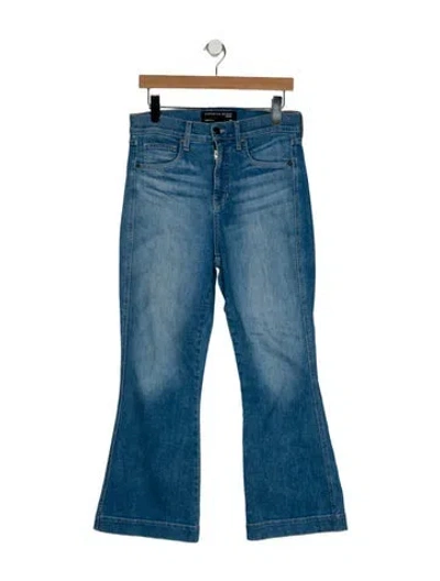 Pre-owned Veronica Beard High-rise Wide Leg Jeans In Blue