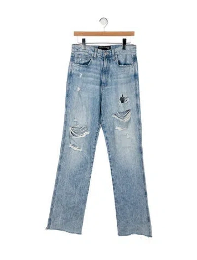 Pre-owned Veronica Beard High-rise Wide Leg Jeans In Blue