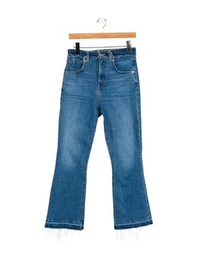 Pre-owned Veronica Beard High-rise Wide Leg Jeans In Blue