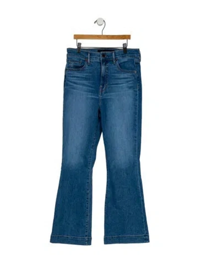 Pre-owned Veronica Beard High-rise Wide Leg Jeans In Blue