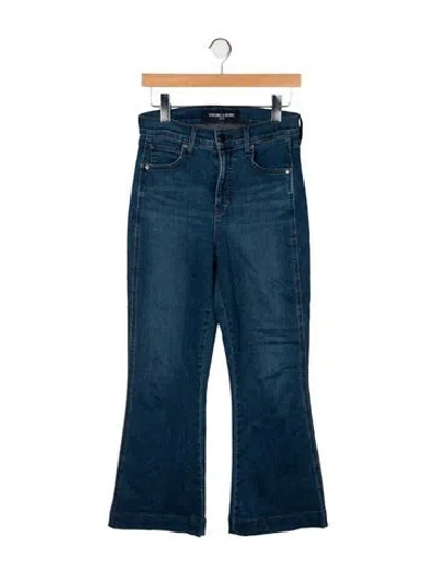 Pre-owned Veronica Beard High-rise Wide Leg Jeans In Blue