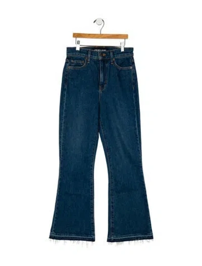 Pre-owned Veronica Beard High-rise Wide Leg Jeans In Blue