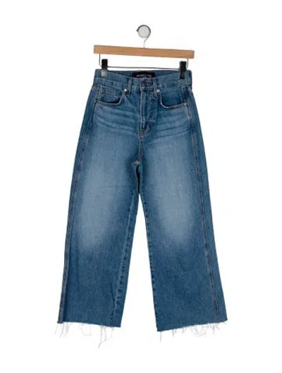Pre-owned Veronica Beard High-rise Wide Leg Jeans In Blue