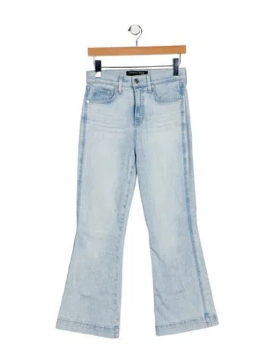 Pre-owned Veronica Beard High-rise Wide Leg Jeans In Blue