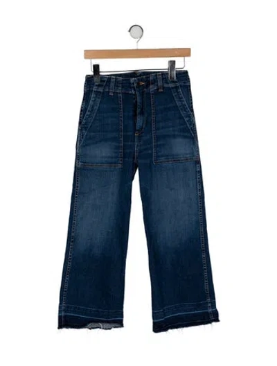 Pre-owned Veronica Beard High-rise Wide Leg Jeans In Blue