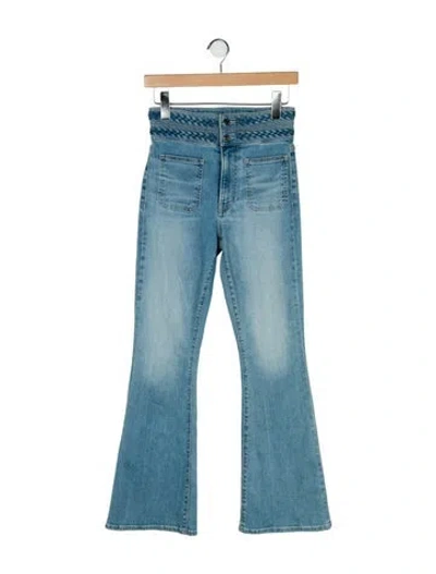 Pre-owned Veronica Beard High-rise Wide Leg Jeans In Blue