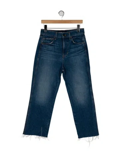 Pre-owned Veronica Beard High-rise Wide Leg Jeans In Blue
