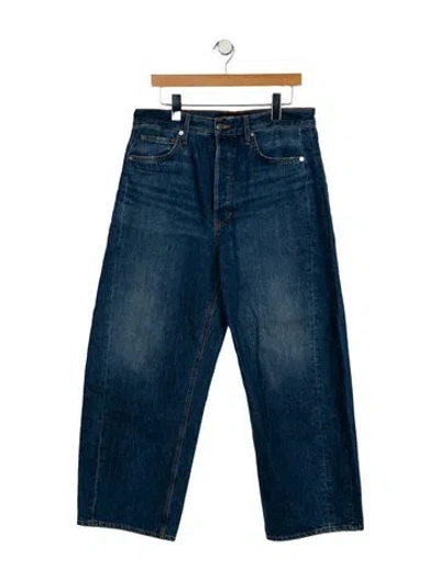 Pre-owned Veronica Beard High-rise Wide Leg Jeans In Blue