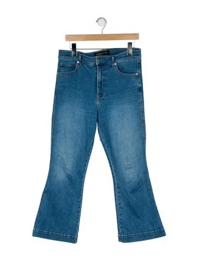 Pre-owned Veronica Beard High-rise Wide Leg Jeans In Blue