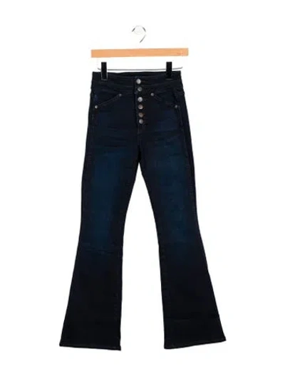 Pre-owned Veronica Beard High-rise Wide Leg Jeans In Blue