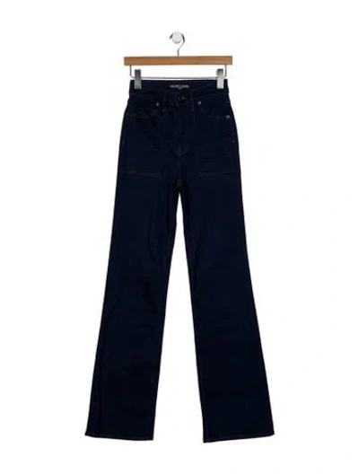 Pre-owned Veronica Beard High-rise Wide Leg Jeans In Blue