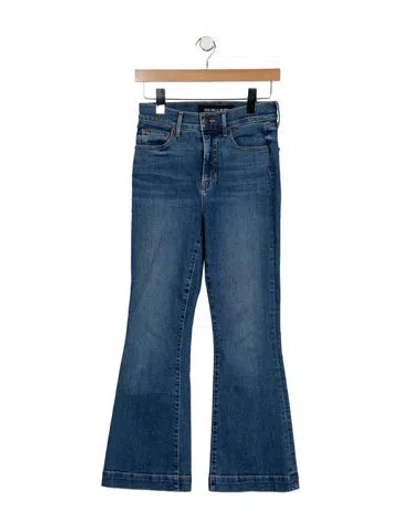 Pre-owned Veronica Beard High-rise Wide Leg Jeans In Blue