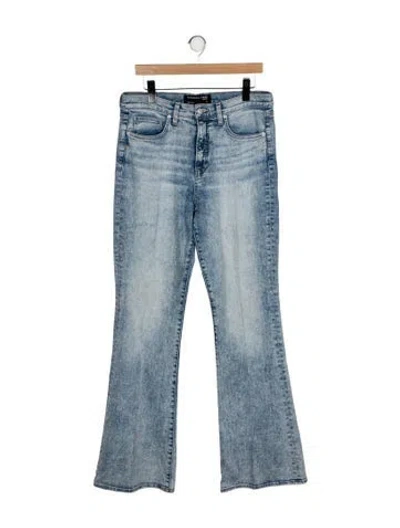 Pre-owned Veronica Beard High-rise Wide Leg Jeans In Blue