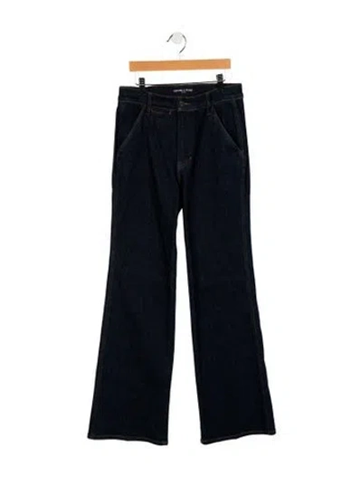 Pre-owned Veronica Beard High-rise Wide Leg Jeans In Blue
