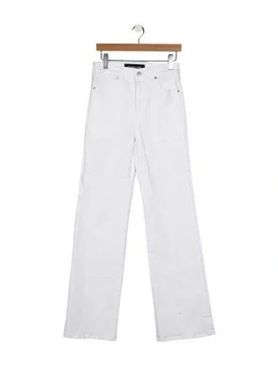 Pre-owned Veronica Beard High-rise Wide Leg Jeans In Blue