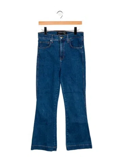 Pre-owned Veronica Beard High-rise Wide Leg Jeans In Blue