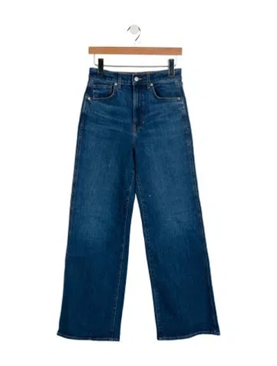 Pre-owned Veronica Beard High-rise Wide Leg Jeans In Blue