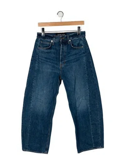 Pre-owned Veronica Beard High-rise Wide Leg Jeans In Blue