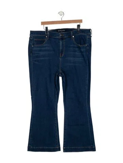 Pre-owned Veronica Beard High-rise Wide Leg Jeans In Blue