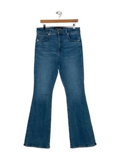 Pre-owned Veronica Beard High-rise Wide Leg Jeans In Blue