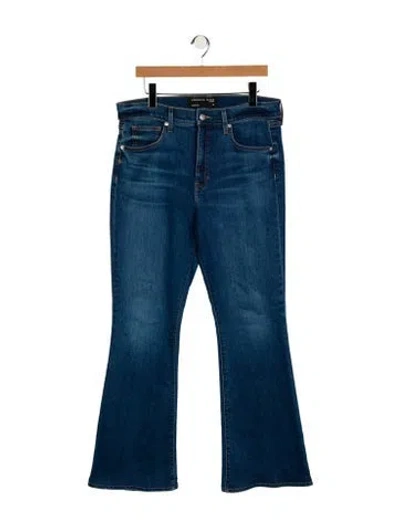 Pre-owned Veronica Beard High-rise Wide Leg Jeans In Blue