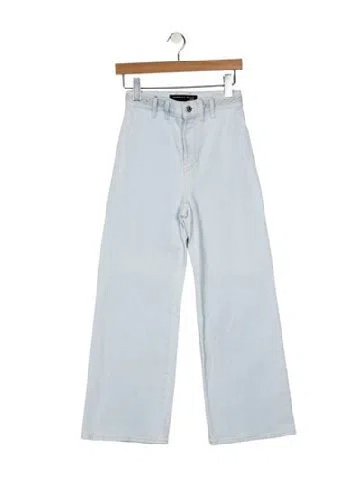 Pre-owned Veronica Beard High-rise Wide Leg Jeans In Blue
