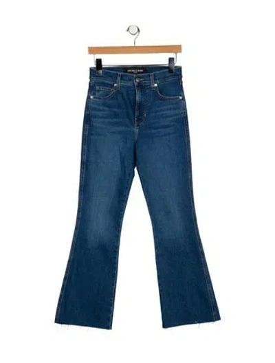 Pre-owned Veronica Beard High-rise Wide Leg Jeans In Blue