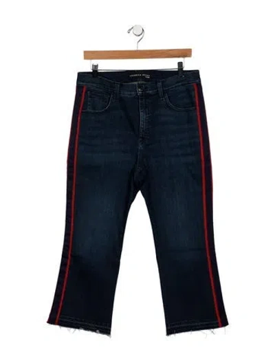 Pre-owned Veronica Beard High-rise Wide Leg Jeans In Blue