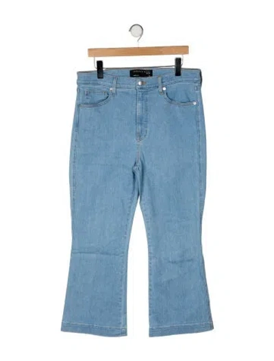 Pre-owned Veronica Beard High-rise Wide Leg Jeans In Blue