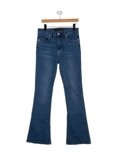 Pre-owned Veronica Beard High-rise Wide Leg Jeans In Blue