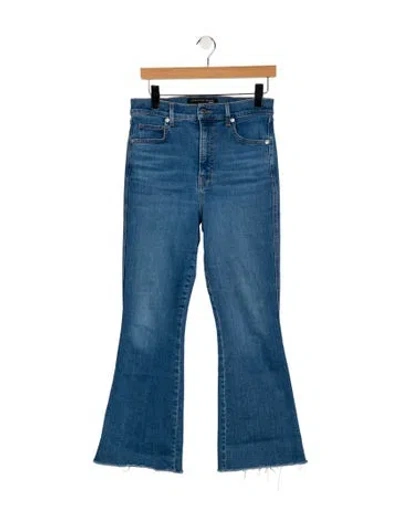 Pre-owned Veronica Beard High-rise Wide Leg Jeans In Blue