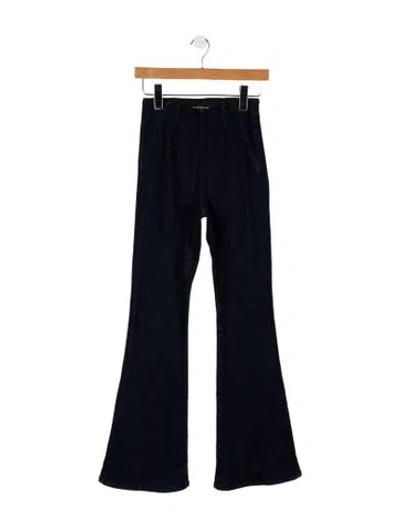 Pre-owned Veronica Beard High-rise Wide Leg Jeans In Blue