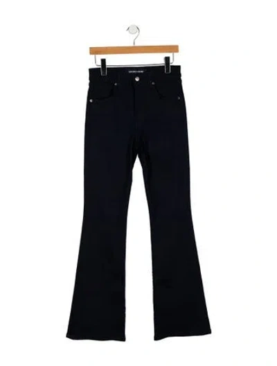 Pre-owned Veronica Beard High-rise Wide Leg Jeans In Blue