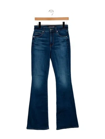 Pre-owned Veronica Beard High-rise Wide Leg Jeans In Blue