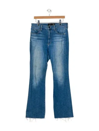 Pre-owned Veronica Beard High-rise Wide Leg Jeans In Blue