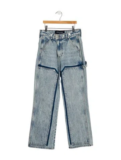 Pre-owned Veronica Beard High-rise Wide Leg Jeans In Blue