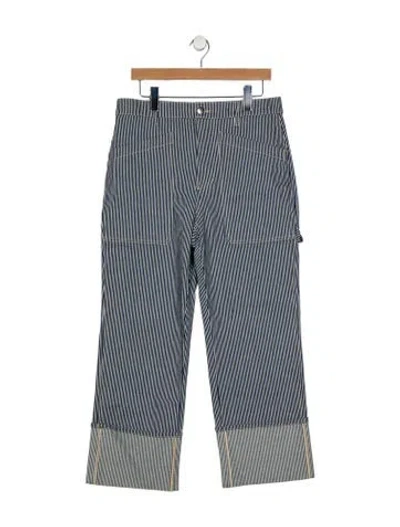 Pre-owned Veronica Beard High-rise Wide Leg Jeans In Blue